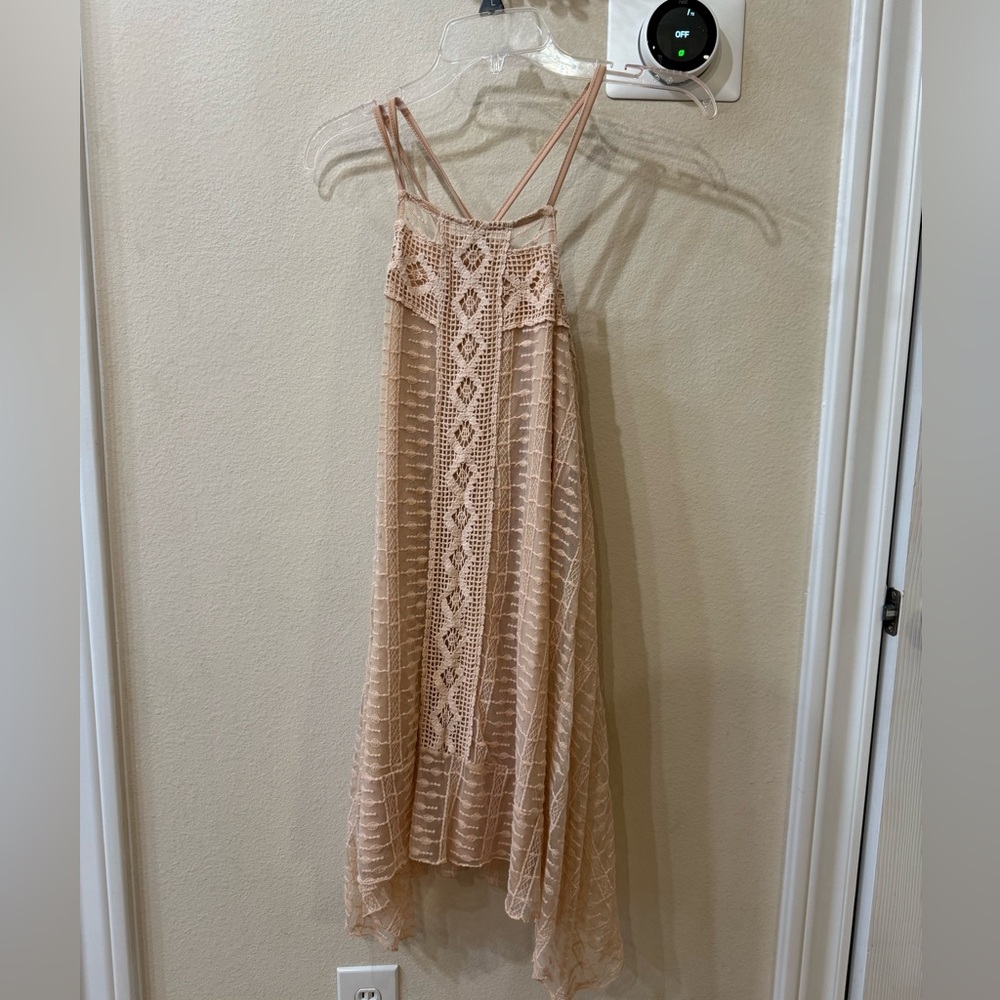 Altar'd State Asymmetrical Crochet Dress Size Medium